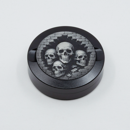 Gravierte Snusdose Aluminium "Deathwatch Four" 3-tlg.
