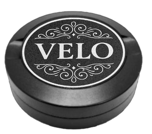 Gravierte Snusdose Aluminium "VELO" 3-tlg.