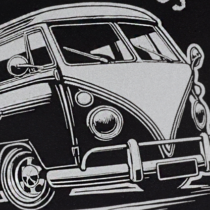 Gravierte Snusdose Aluminium  "Ver-schwin-di- Bus" 3-tlg.